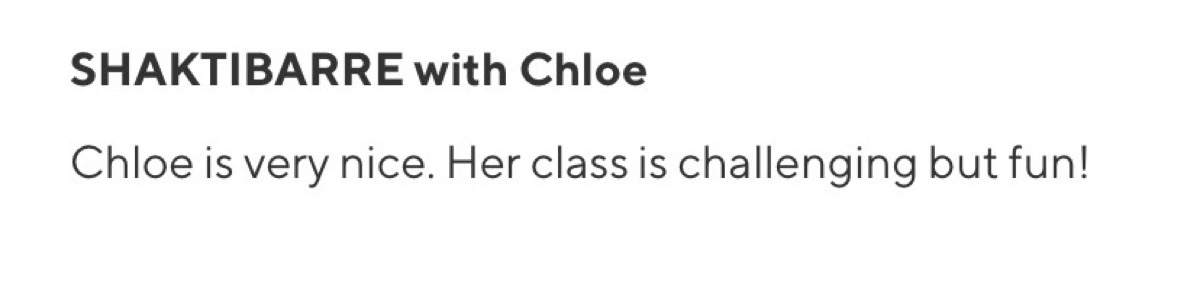 Review of Chloe's class 5