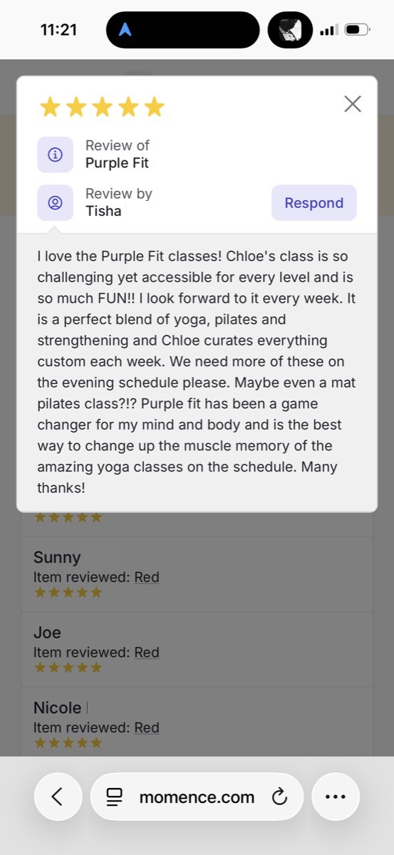 Review of Chloe's class 6