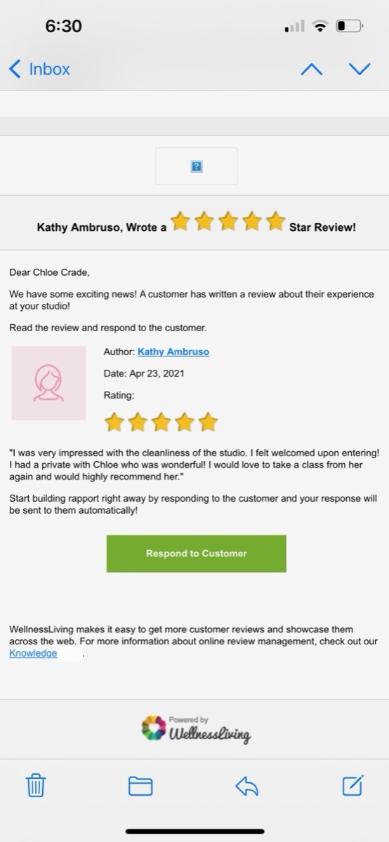 Review of Chloe's class 23