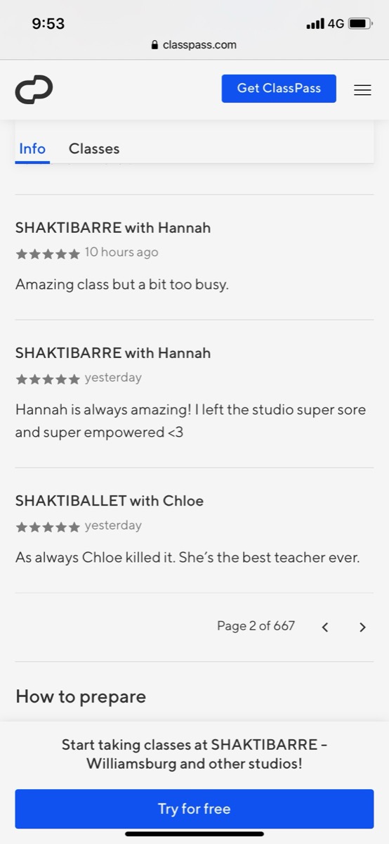 Review of Chloe's class 24